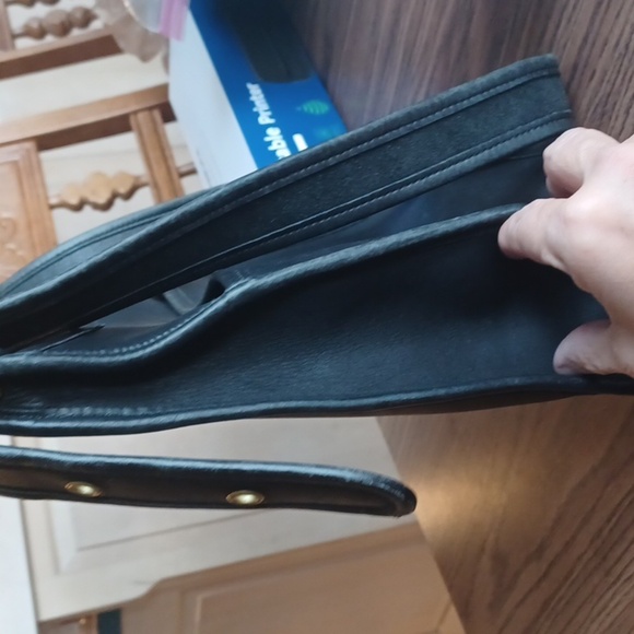 Coach Vintage Legacy Zip Black Handbag Shoulder Crossbody Purse Tote C2P-9966 - Picture 5 of 8